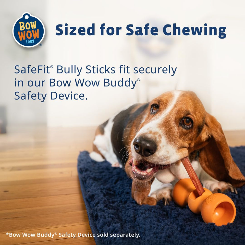 Bow Wow Labs low-odor bully sticks reduce chew-time aroma.