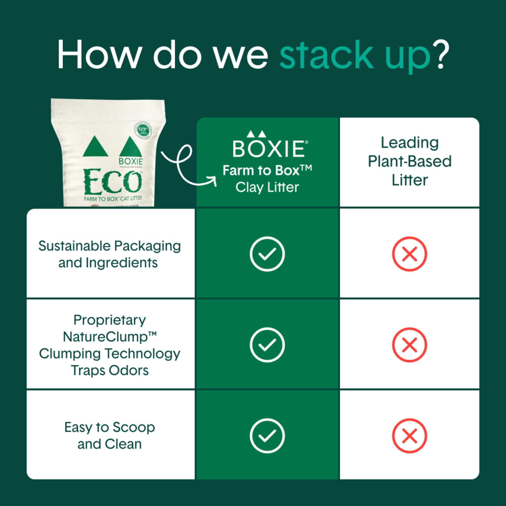 Boxiecat Eco recyclable packaging supports a circular economy.