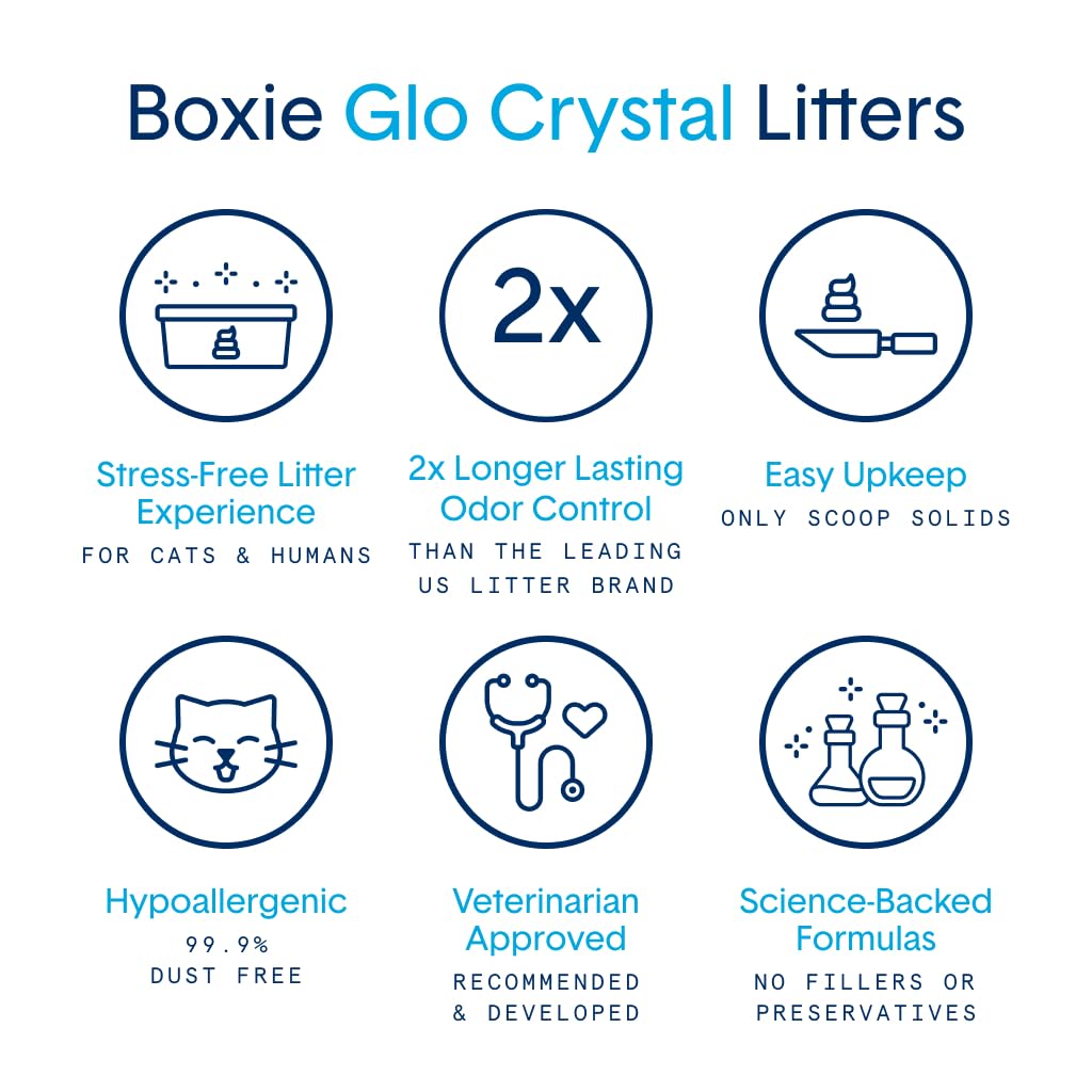 Boxiecat Glo soft granules resemble desert sand for natural digging