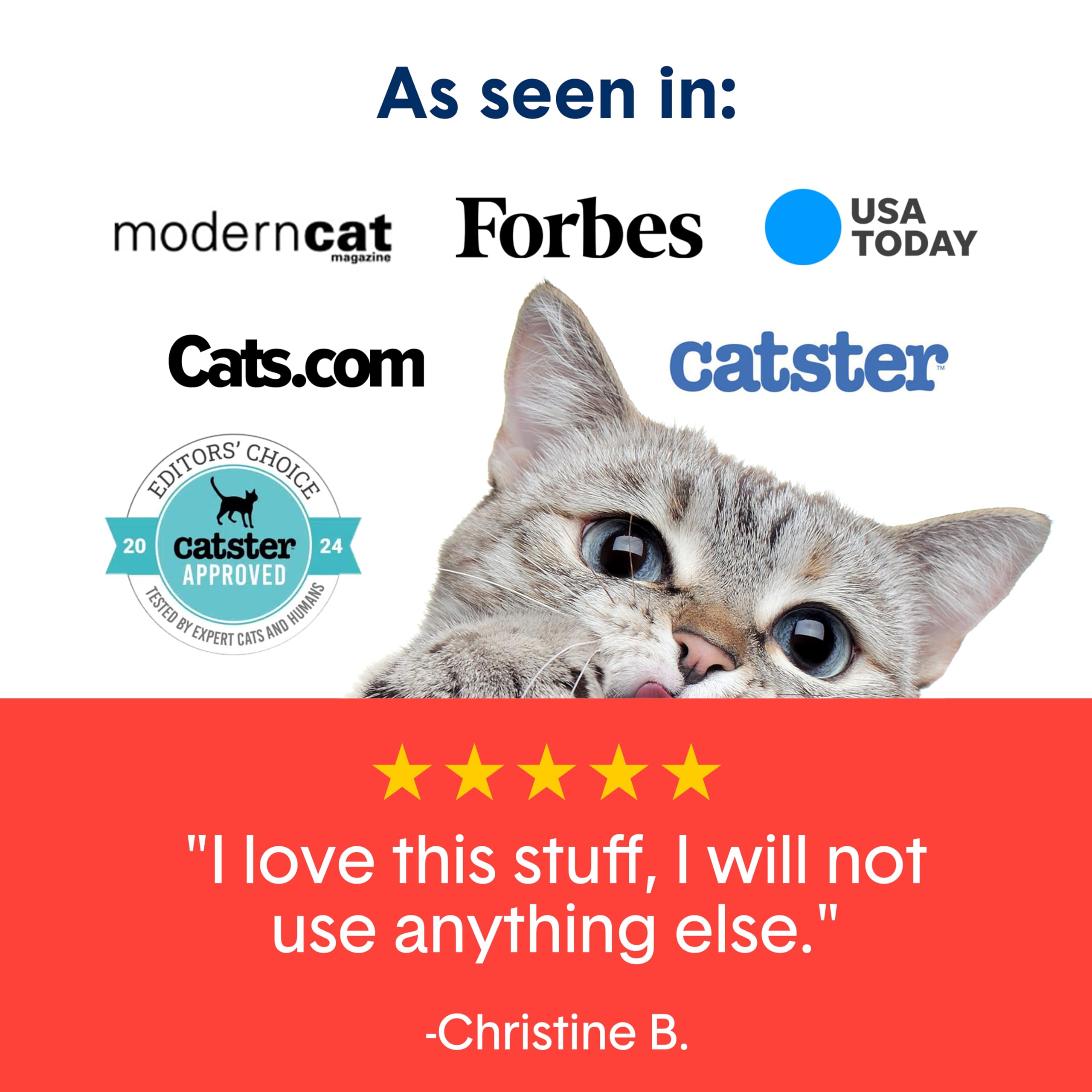 Boxiecat veterinarian-approved unscented litter for a fragrance-free option.