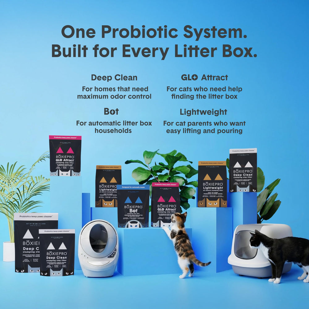 BoxieProbiotic compatible with all litter box types, including automatic