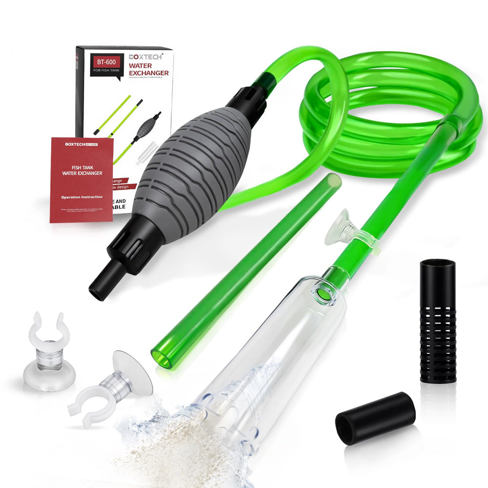 Boxtech water-change-pump for effortless aquarium maintenance and clearer water