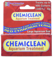 Boyd Chemi-Clean 6g targets cyanobacteria stains while protecting fish, corals, and invertebrates.