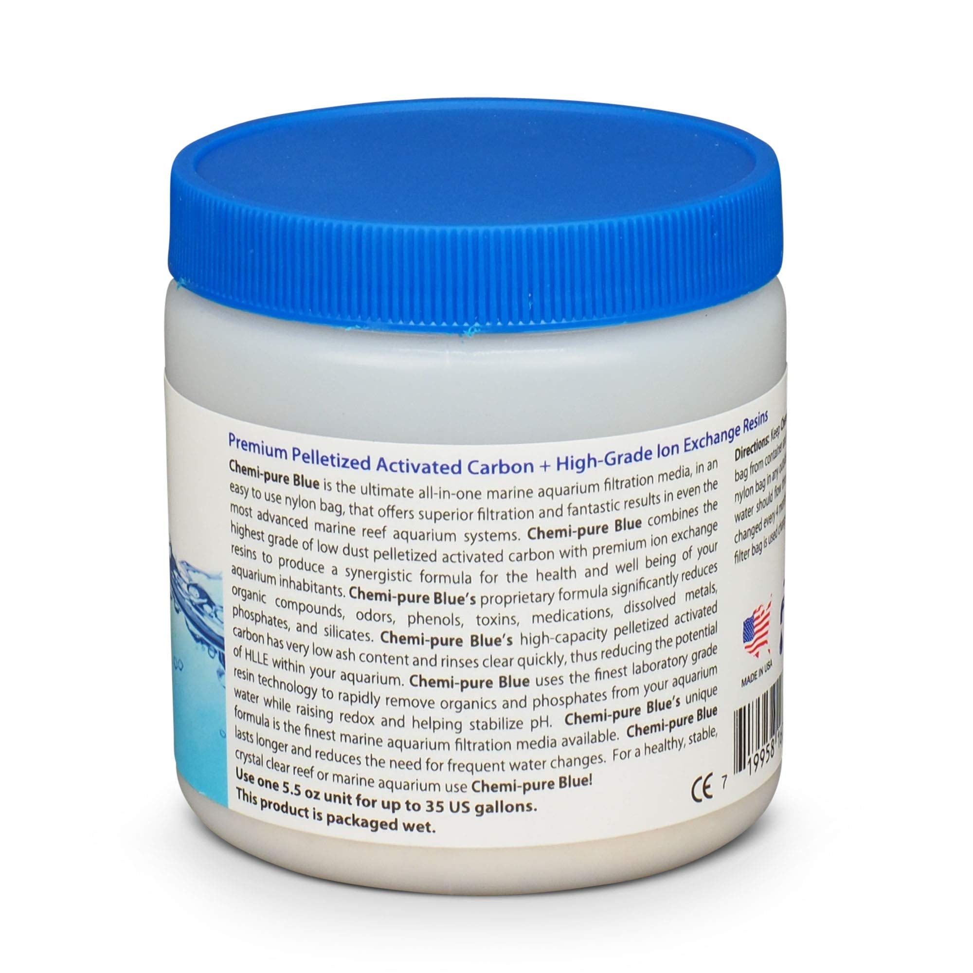 Boyd Chemi-Pure Blue packaging close-up emphasizes ready-to-use convenience.