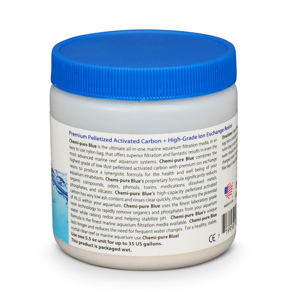 Boyd Chemi-Pure Blue packaging close-up emphasizes ready-to-use convenience.