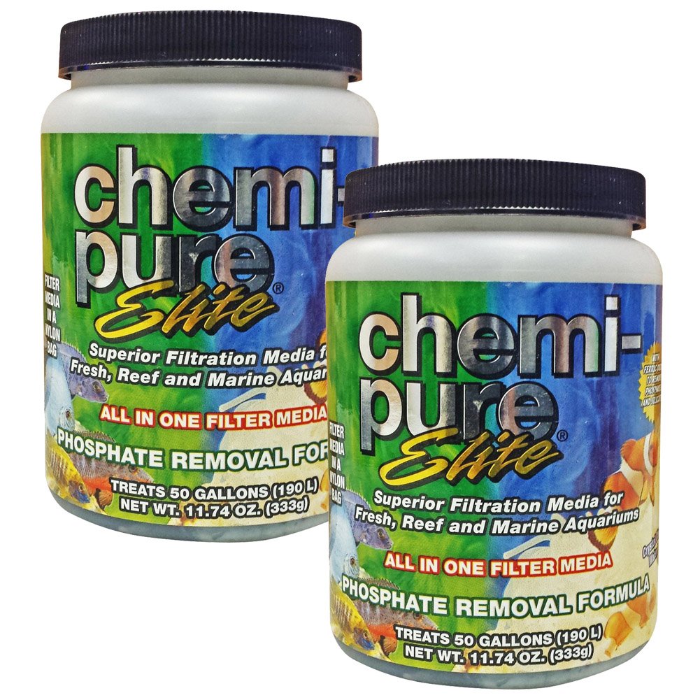 Boyd Enterprises Chemi-Pure Elite bottle close-up for clear aquarium water