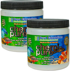 Boyd Enterprises Elite Chemi-Pure Pack 2 bag installed in a filter for clear water