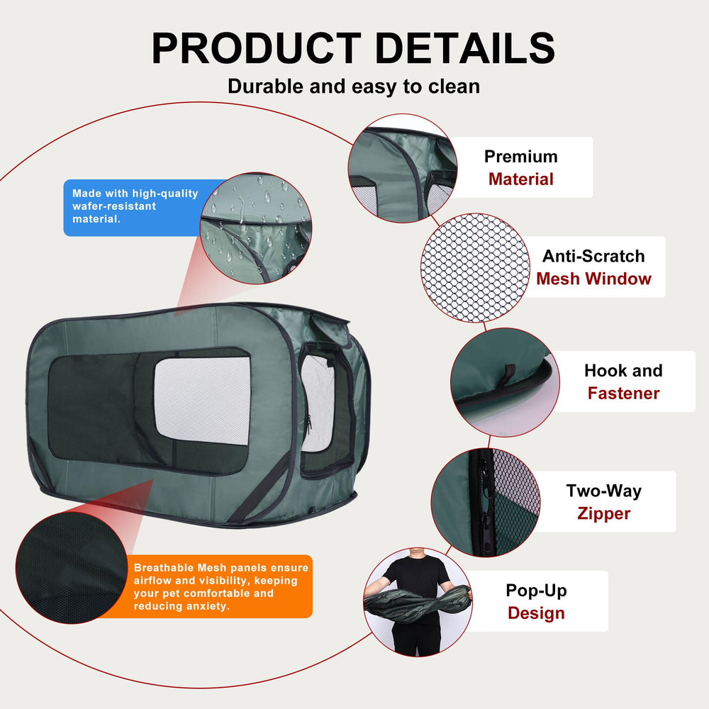BOYUZHE car strap keeps kennel secure during travel