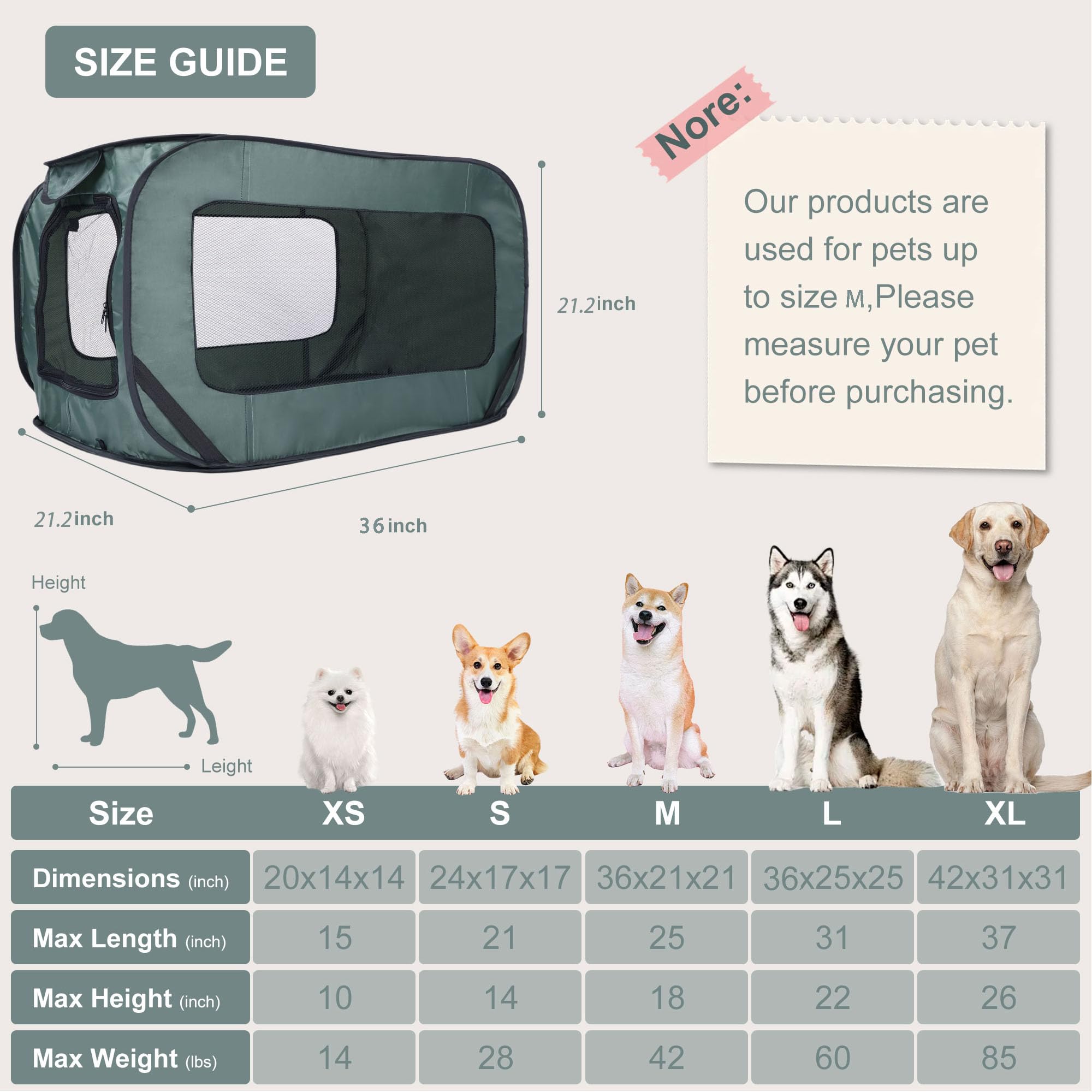 BOYUZHE durable oxford fabric kennel design