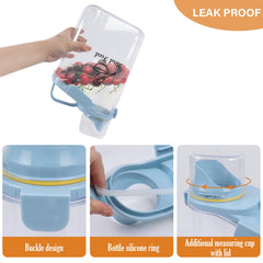 Brabtod airtight lid with silicone seal maintains dryness and freshness