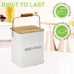 Brabtod carbon steel tin with enamel finish for durable kitchen storage