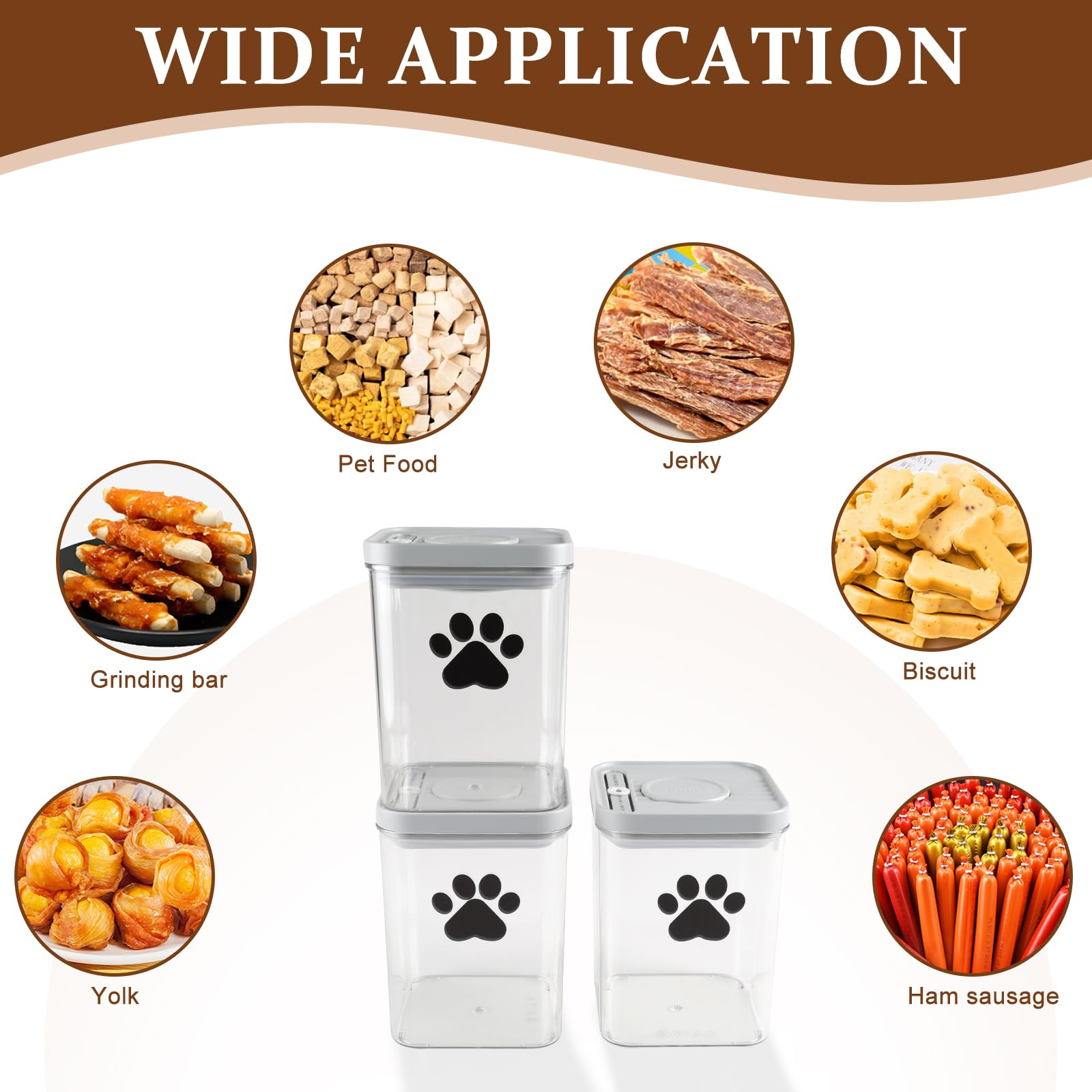 Brabtod dog cookie jar blending with decor while keeping treats fresh