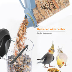 Brabtod portable carry handle for outdoor bird feeding