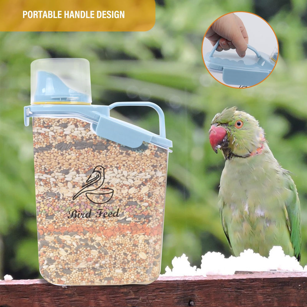 Brabtod squirrel-proof storage container protects seeds from pests