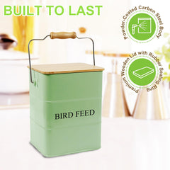 Brabtod wooden lid with airflow valve preserves freshness by limiting air exchange.