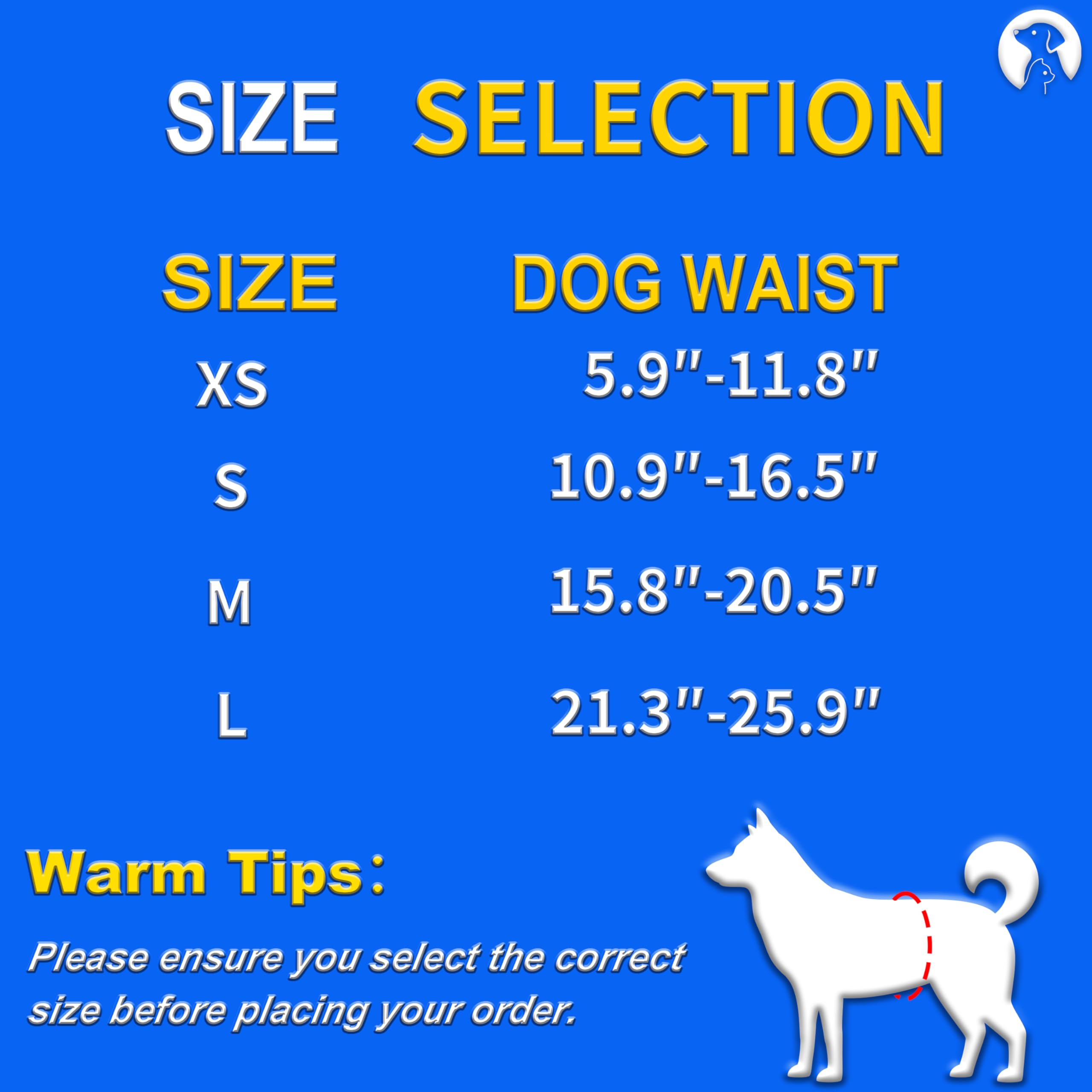 Brandonsuper dog diapers male wrap fit demonstrating snug adjustable Velcro for comfort.