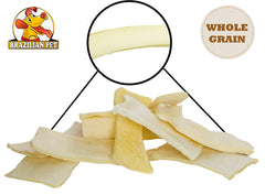 Brazilian Pet Non-Greasy Odorless Rawhide stays clean during play