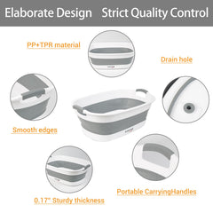BREENHILL dog bath tub with water drain plug for quick drainage.