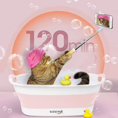 BREENHILL tub uses TPE and PP for flexible yet sturdy construction