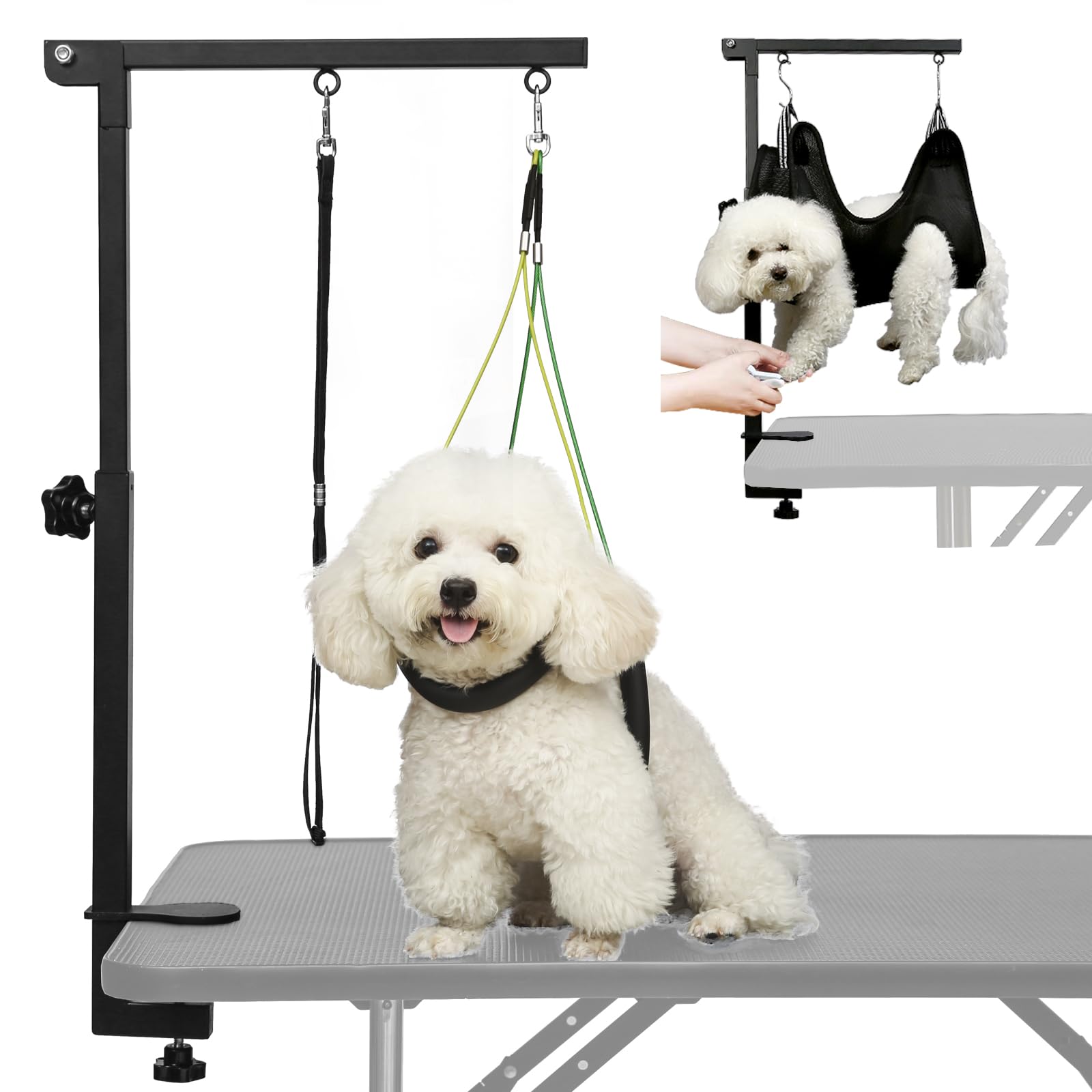 Breeze Touch dog grooming arm 32in extended height for comfortable reach during grooming