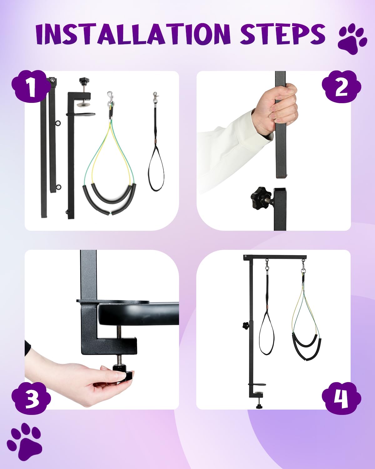 Breeze Touch setup shows safe, confident handling during grooming sessions