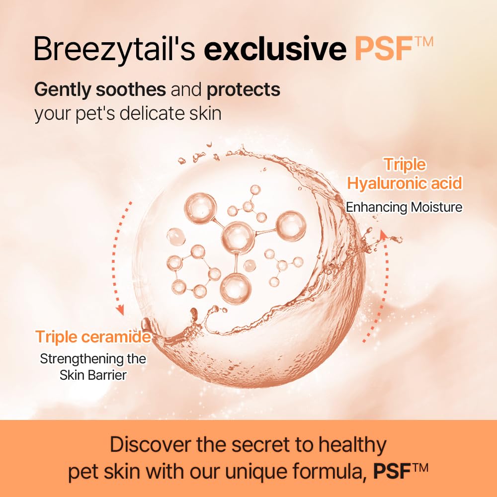 Breezytail PetO’Cera hypoallergenic formula is pet-safe for many ages