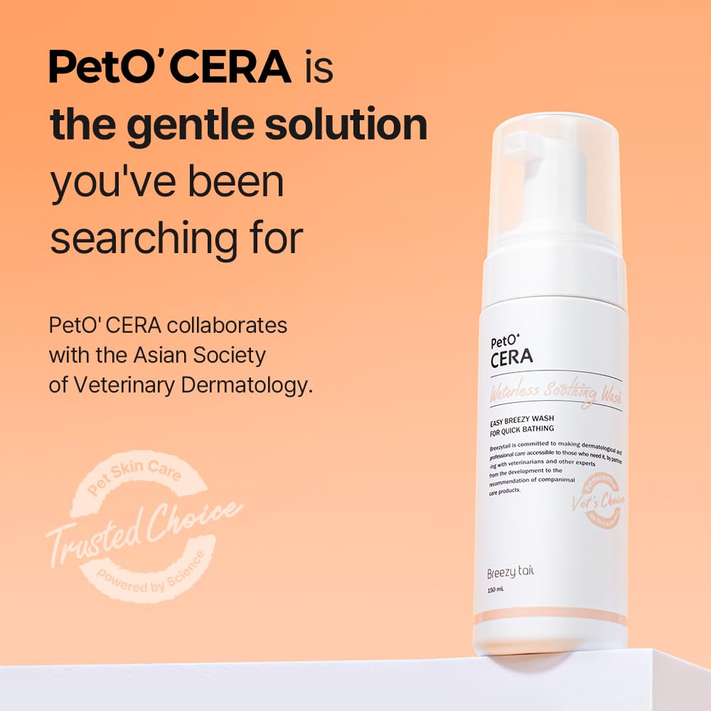 Breezytail PetO’Cera vet-approved status provides trusted care guidance