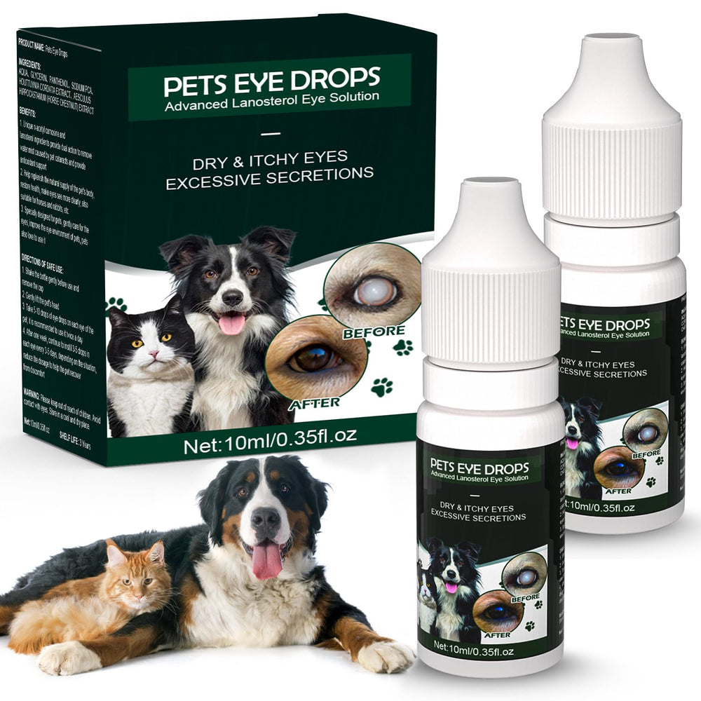 Brennenstuhl Cataract Drops with a precise eye dropper for gentle dog eye care.