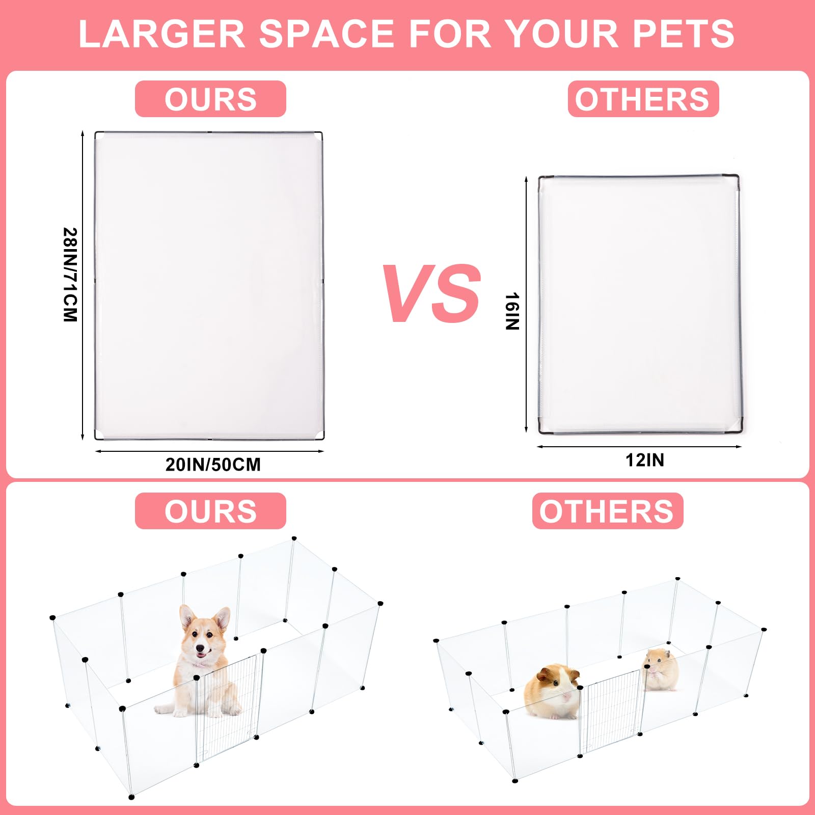 BRIAN & DANY versatile small-animal pen suitable for guinea pigs and rabbits