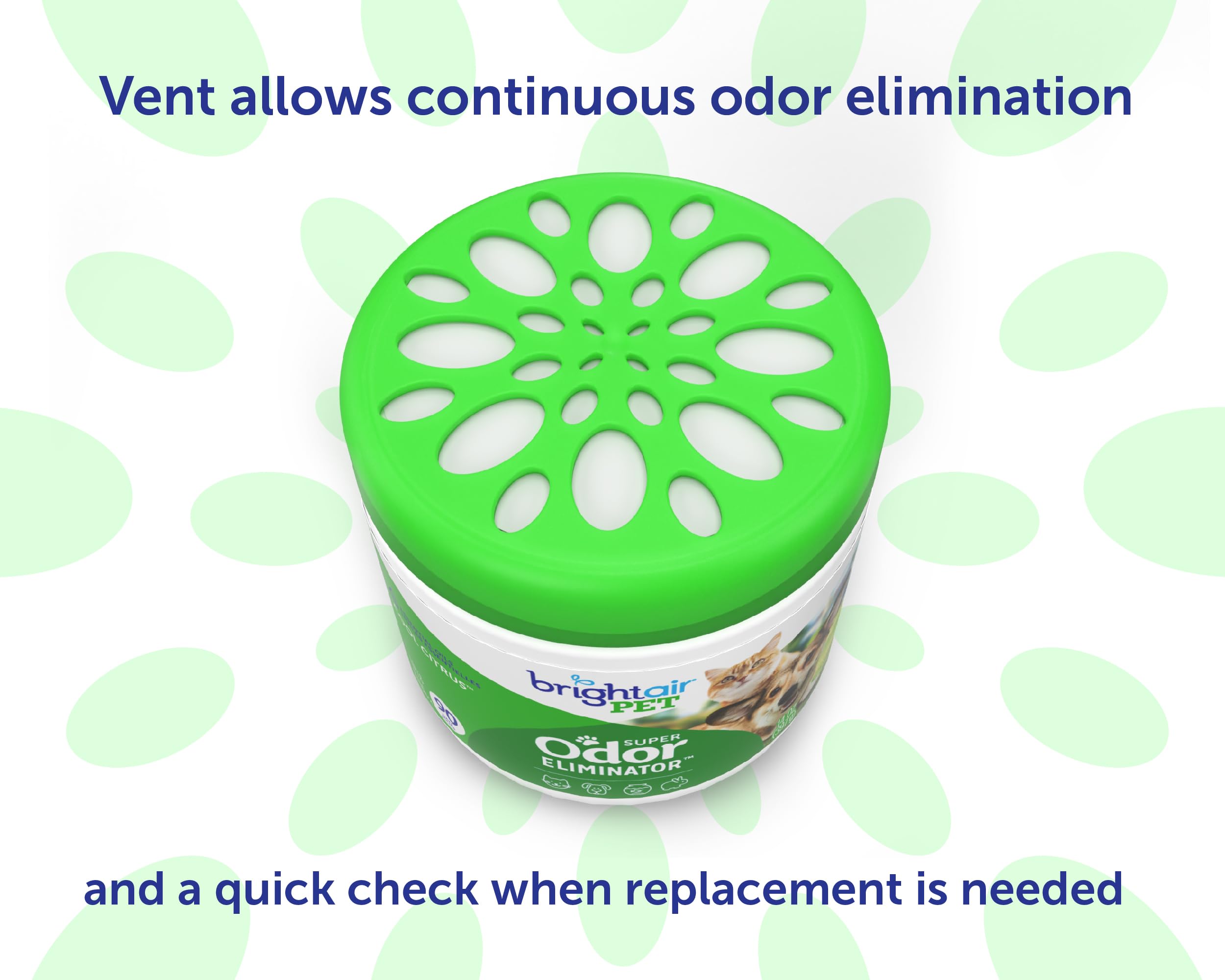 Bright Air near pet beds to help manage odors around pets.