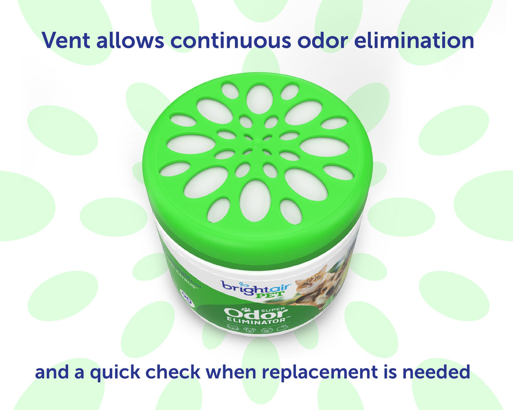 Bright Air near pet beds to help manage odors around pets.