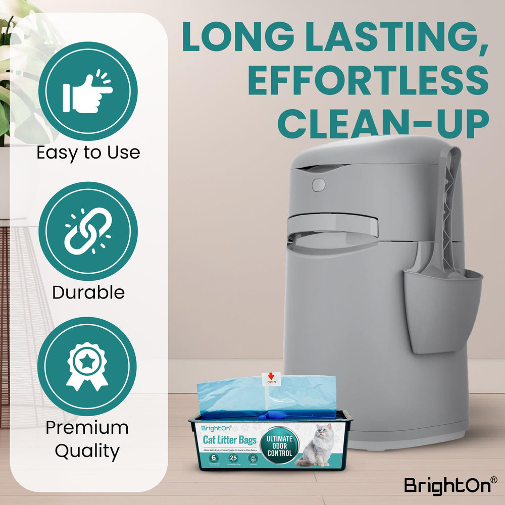 BrightOn three-dispensers setup simplifies restocking in busy households.
