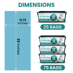 BrightOn unscented bags help maintain fresh litter without added fragrances