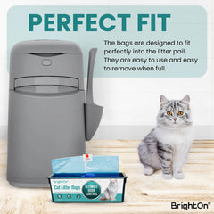 BrightOn Litter Bag Roll offers odor-control with unscented design.