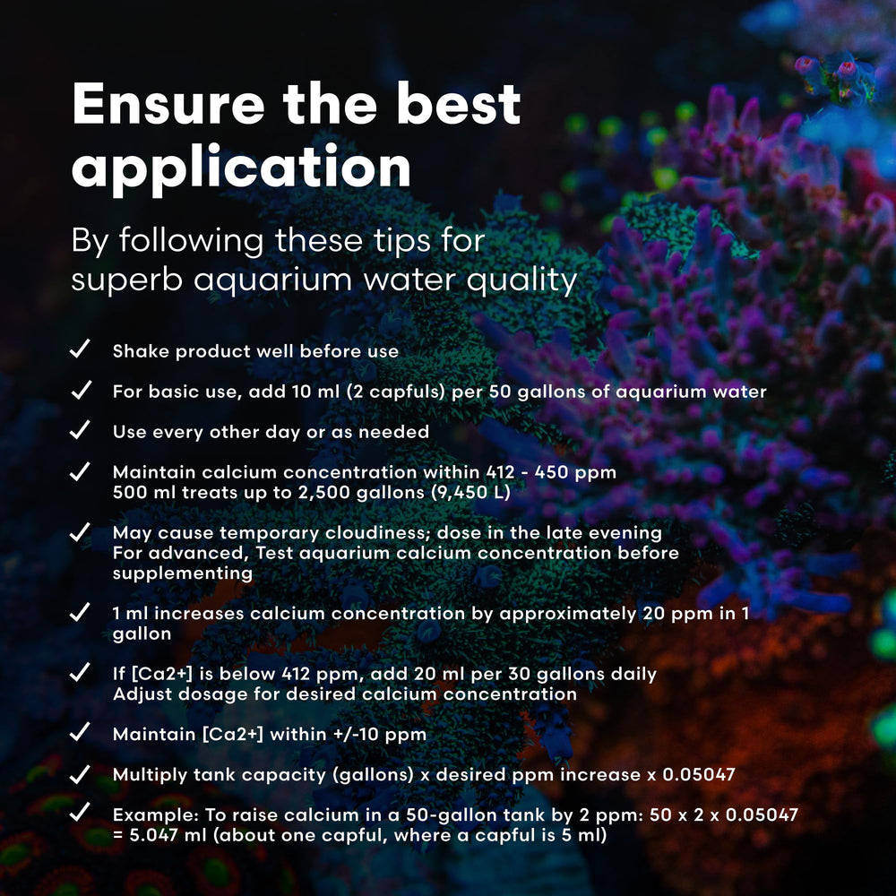 Brightwell Aquatics Coralline Accelerator in a reef tank setup for growth.