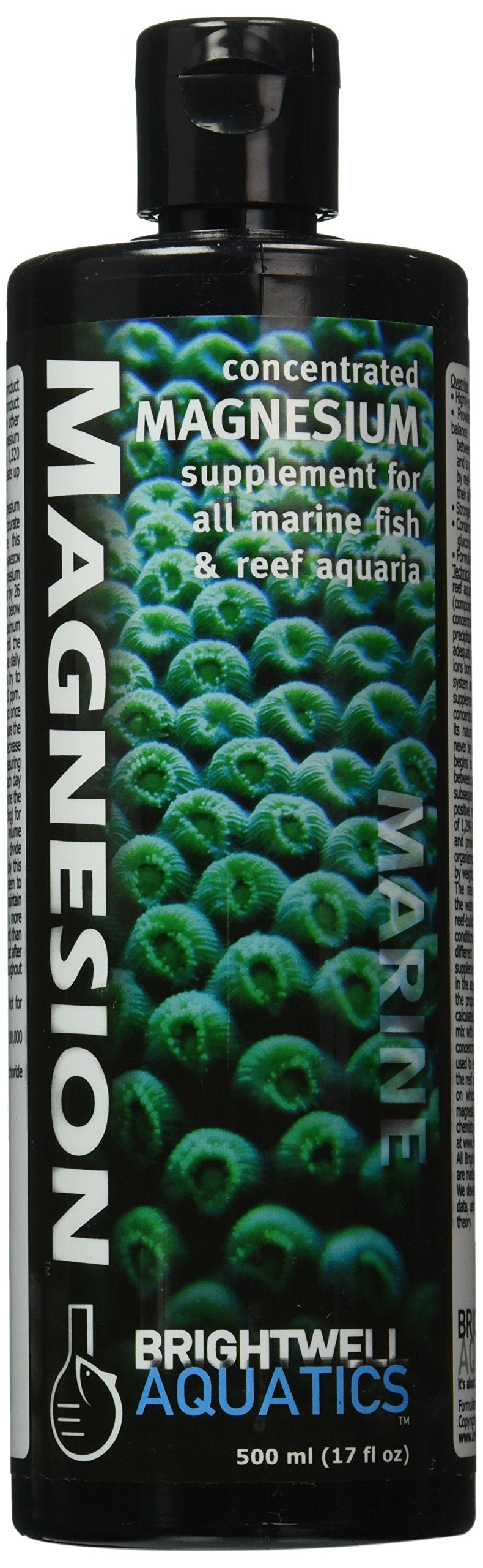 Brightwell Magnesion bottle front view shows compact reef tank dosing solution