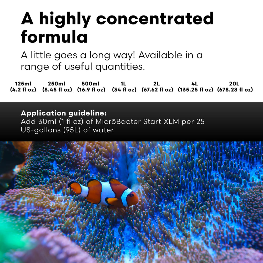 Brightwell Aquatics MicroBacter Start XLM illustrating the nitrification process in a crowded tank