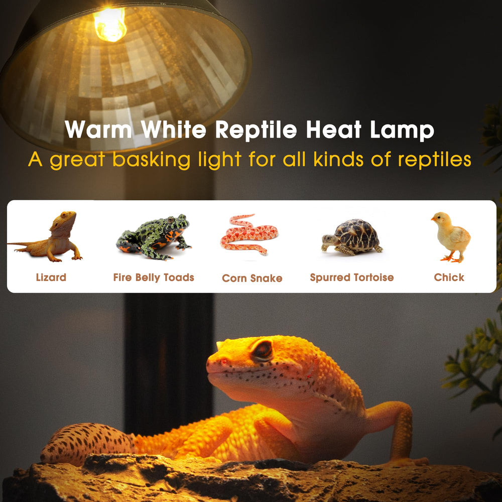 Briignite heat lamp aluminum reflector enhances UVA output