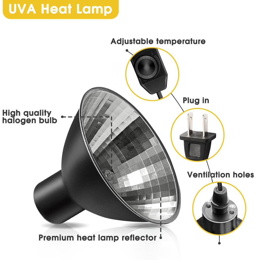 Briignite heat lamp ventilation design promotes safe heat dissipation