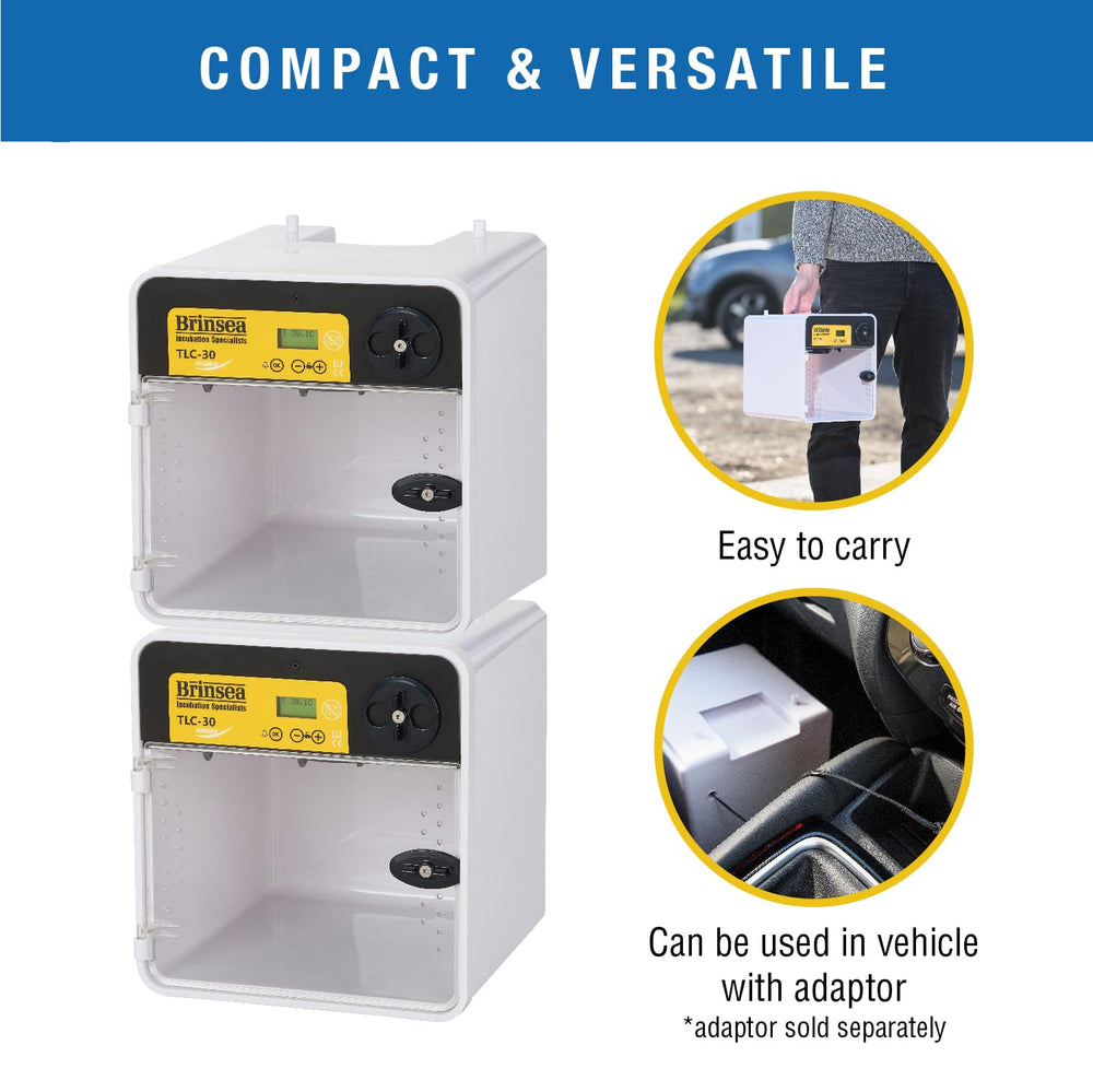 Brinsea TLC-30 Advance with temperature alarms for safe monitoring.