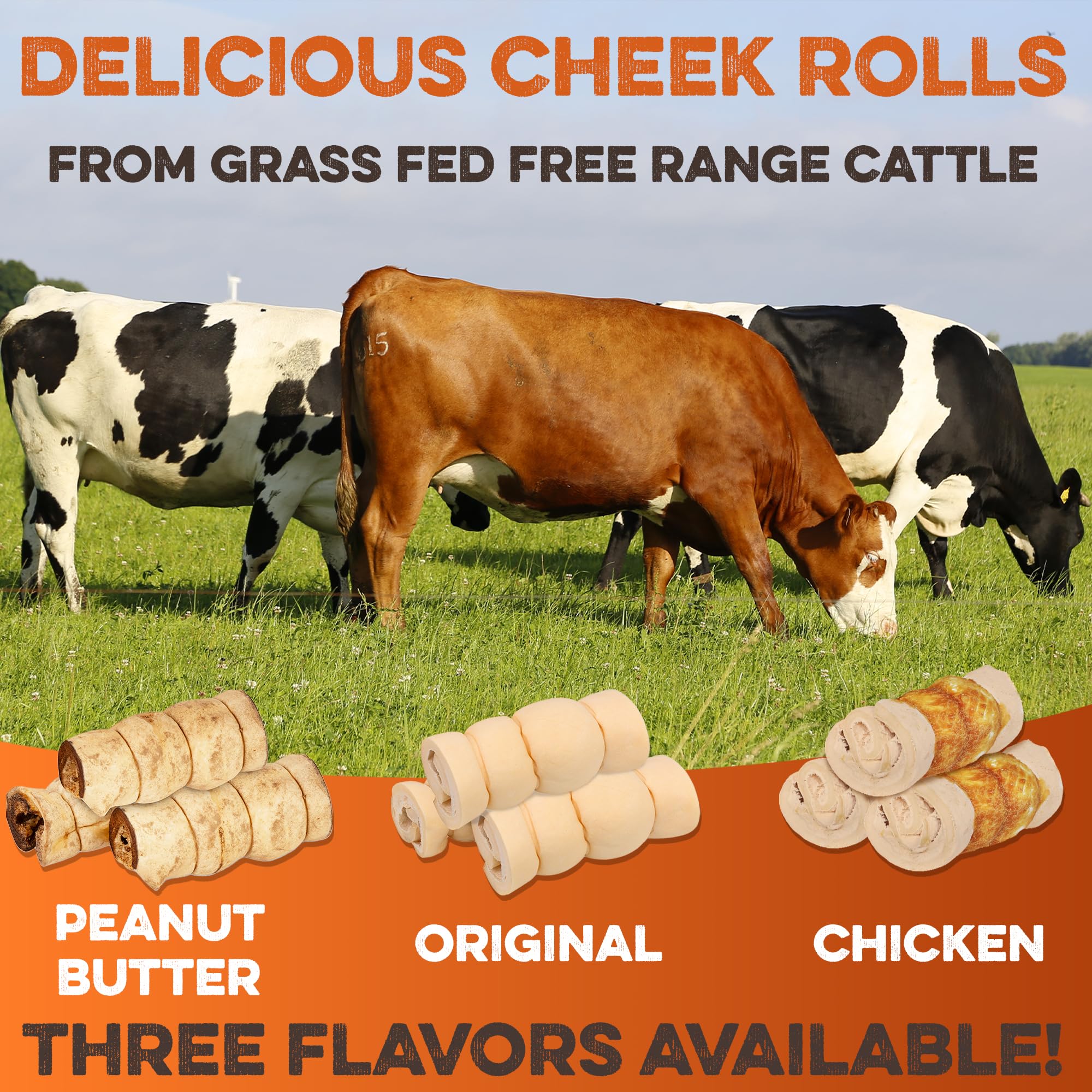 Brutus & Barnaby fully digestible chew for easy digestion.