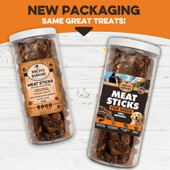 BRUTUS & BARNABY organ meat protein snack ingredients image highlights high-protein option for active pets