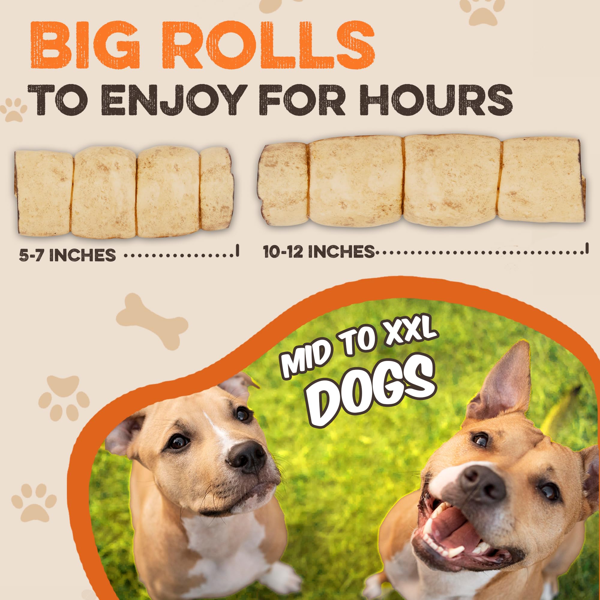 Brutus & Barnaby peanut butter flavored chew supports dental health and taste.