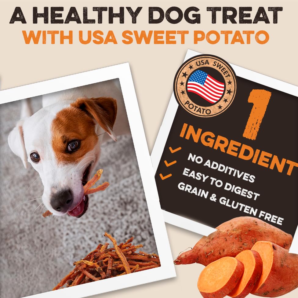 BRUTUS & BARNABY Sweet Potato Fries gluten-free option for sensitive dogs