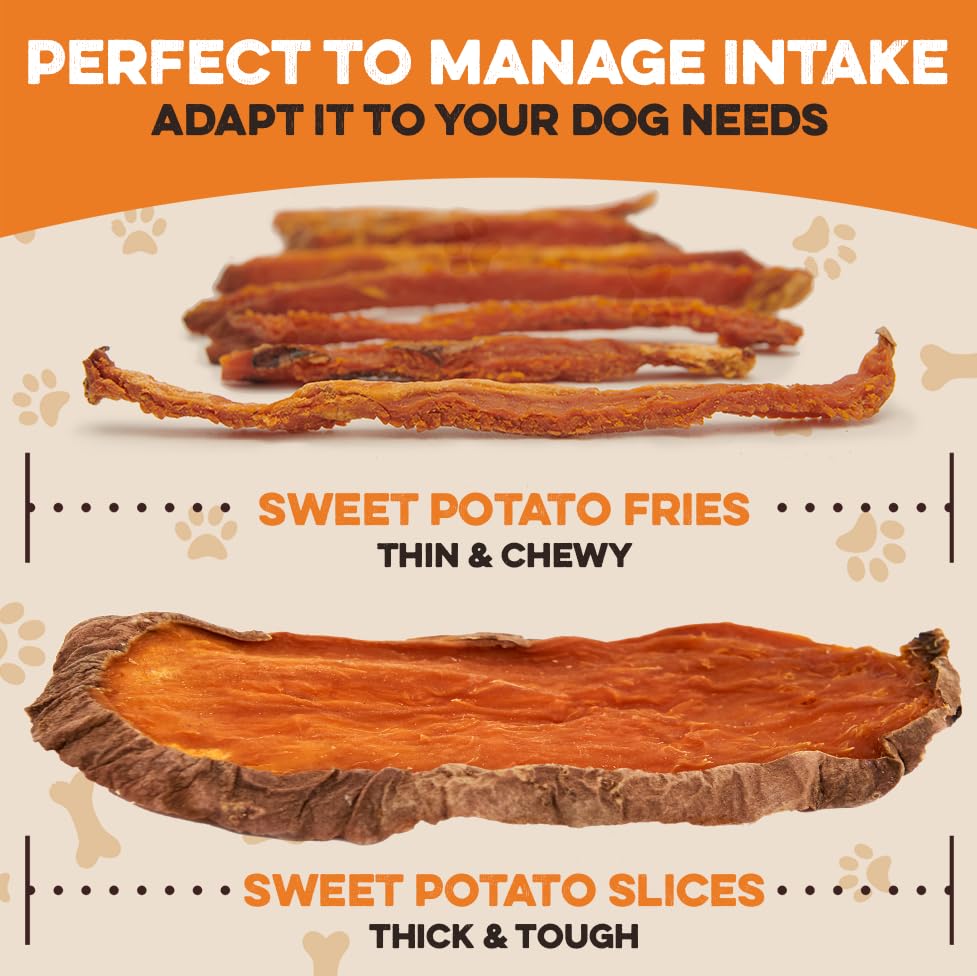 BRUTUS & BARNABY Sweet Potato Fries ideal for small dogs and easy chewing
