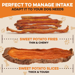 BRUTUS & BARNABY Sweet Potato Fries ideal for small dogs and easy chewing