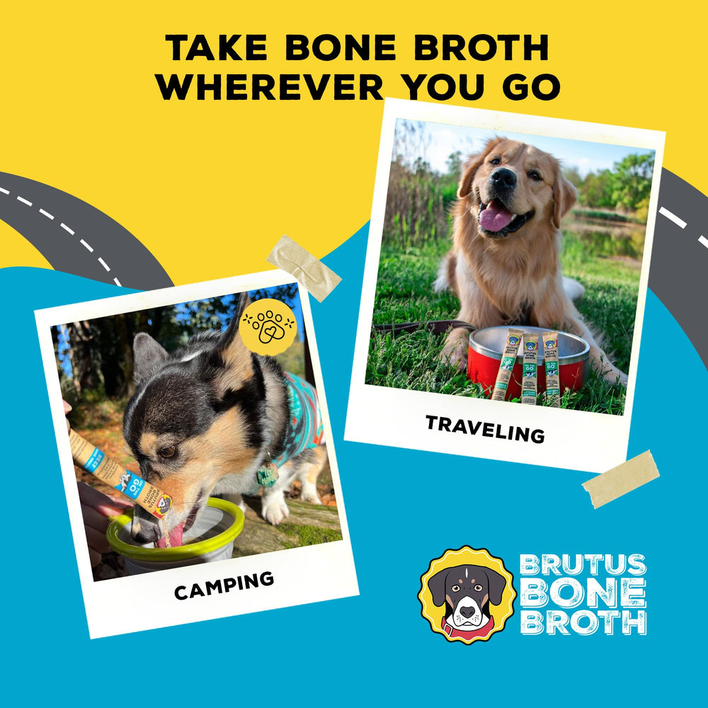 Brutus Bone Broth with turmeric emphasizes natural ingredients and flavor