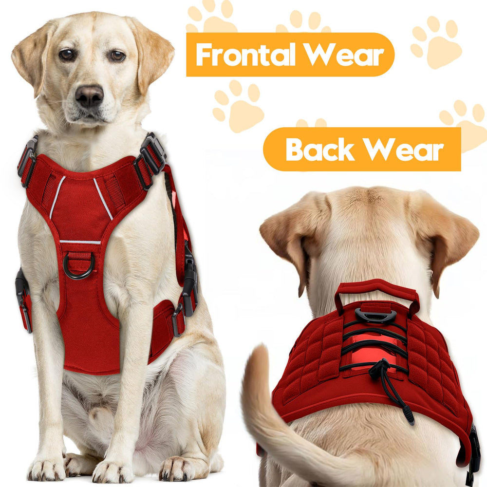 Bruvoalon harness includes a free name patch for personalization.