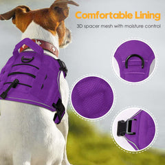 Bruvoalon heavy-duty harness back clip for secure daily walks