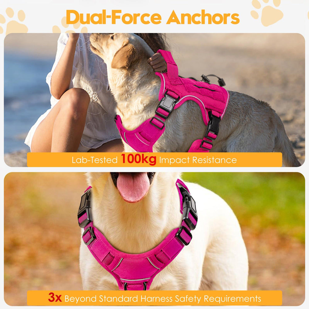 Bruvoalon heavy-duty tactical harness name patch for a personalized look.